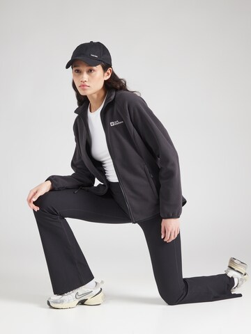 Veste en polaire fonctionnelle 'MOONRISE' JACK WOLFSKIN en noir