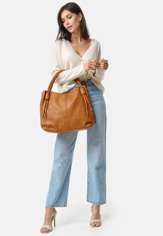 HARPA Shoulder Bag 'Lettie' in Brown