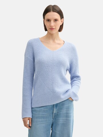 TOM TAILOR Trui in Blauw: voorkant