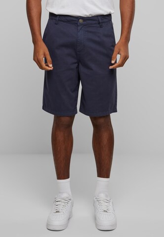 regular Pantaloni chino di Urban Classics in blu: frontale
