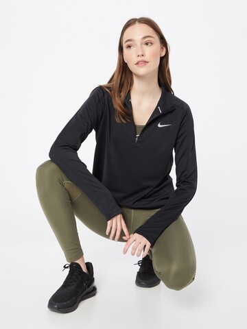 NIKE Funktionsbluse 'Pacer' i sort