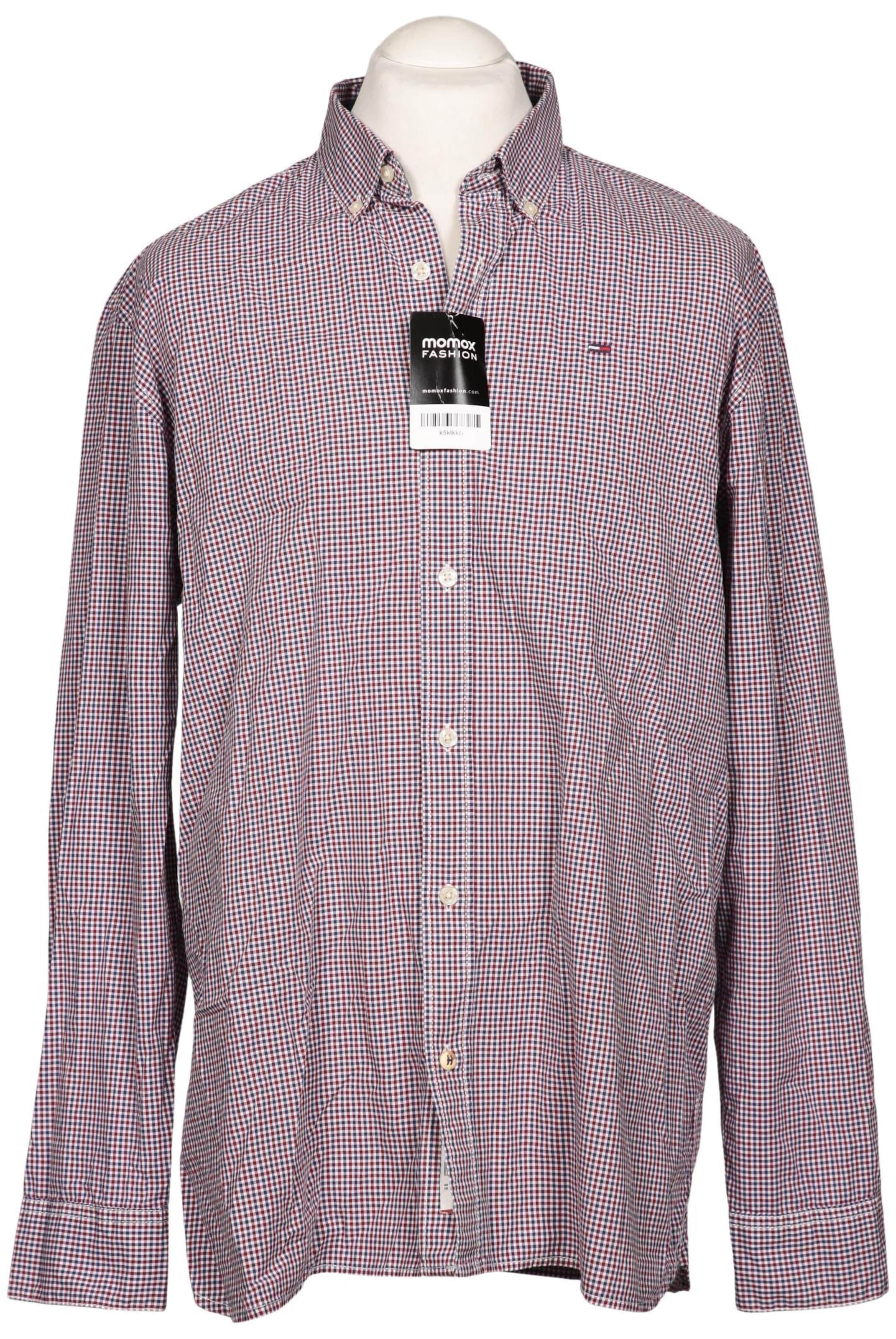 Tommy Jeans Hemd XL in Rot: Vorderseite