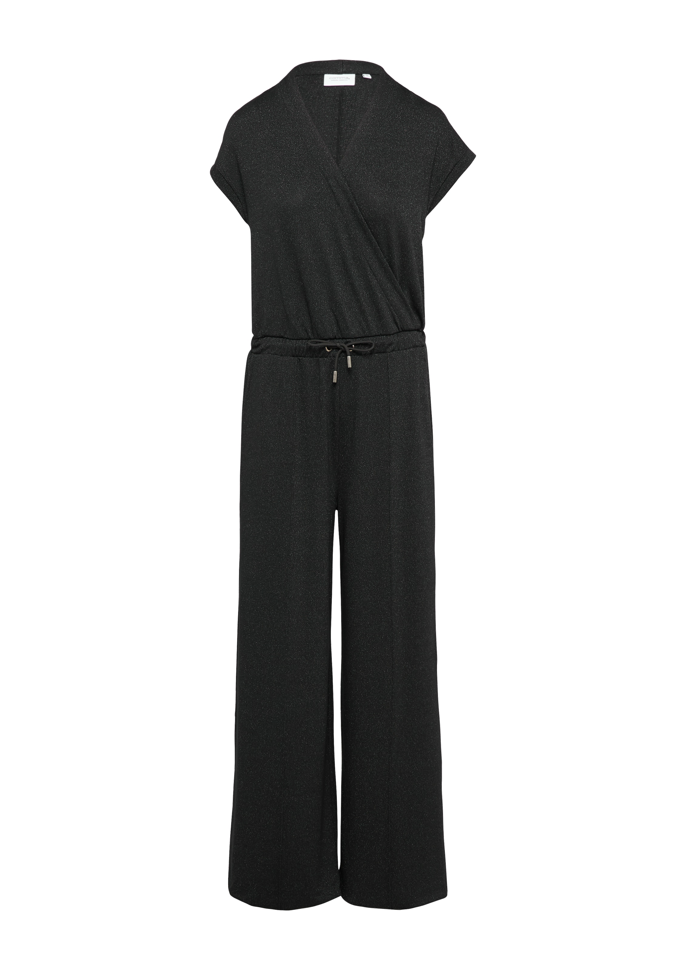 comma casual identity Jumpsuit in Schwarz: Vorderseite