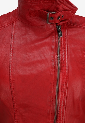 BUFFALO Between-Season Jacket 'BE Happy' in Red