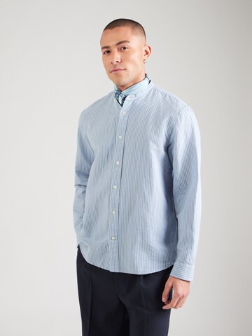 SELECTED Tavaline suurus Triiksärk 'SLHCLAY', värv sinine: eest vaates