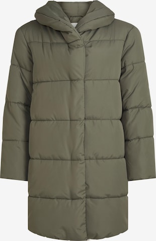 VILA Winter Coat 'Loui' in Green: front