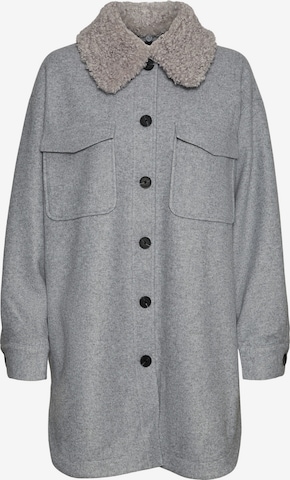 VERO MODA Between-Seasons Coat 'Ollie' in Grey: front