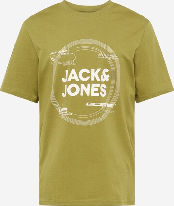 Maglietta 'PILOU' di JACK & JONES in verde: frontale