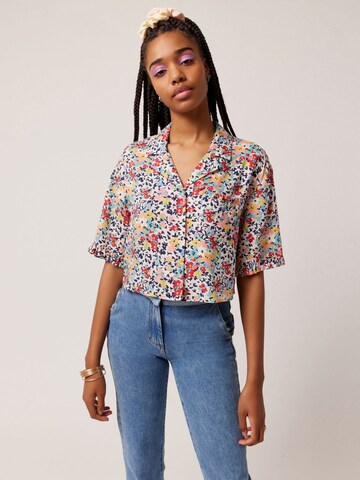 NAF NAF Blouse ' Juju ' in Mixed colors: front