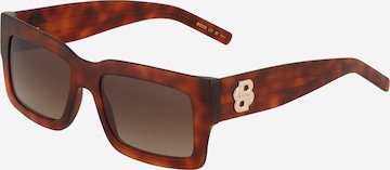 BOSS Black Sunglasses in Brown: front