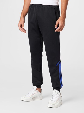 ADIDAS ORIGINALS Regular Pants in Black: front