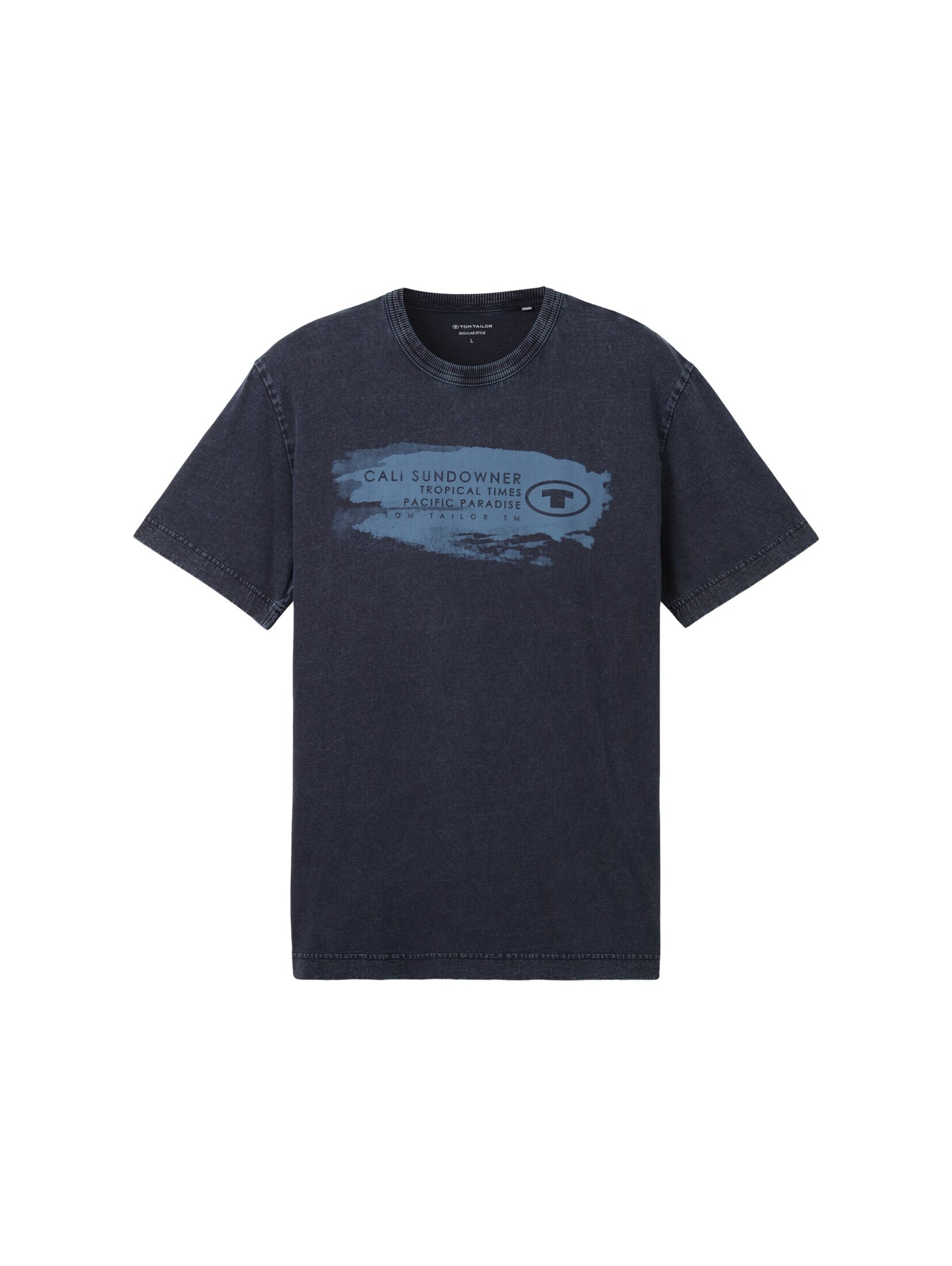 TOM TAILOR Shirt in Blue: front