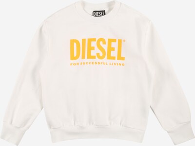 DIESEL Sweatshirt in gelb / weiß, Produktansicht