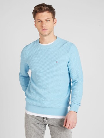 Pull-over TOMMY HILFIGER en bleu : devant