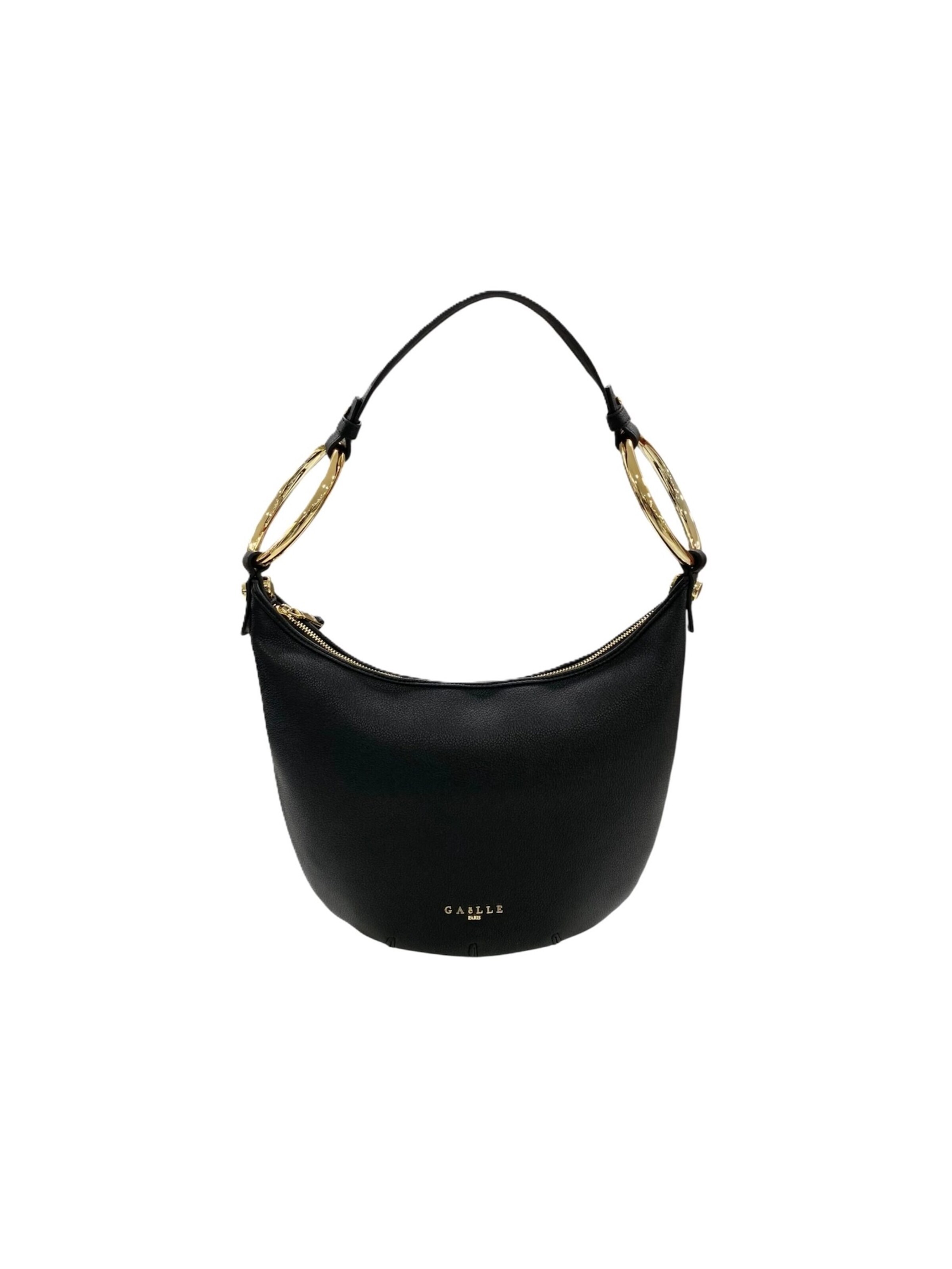 Borsa a spalla 'GAACW03070' di Gaelle Paris in nero: frontale
