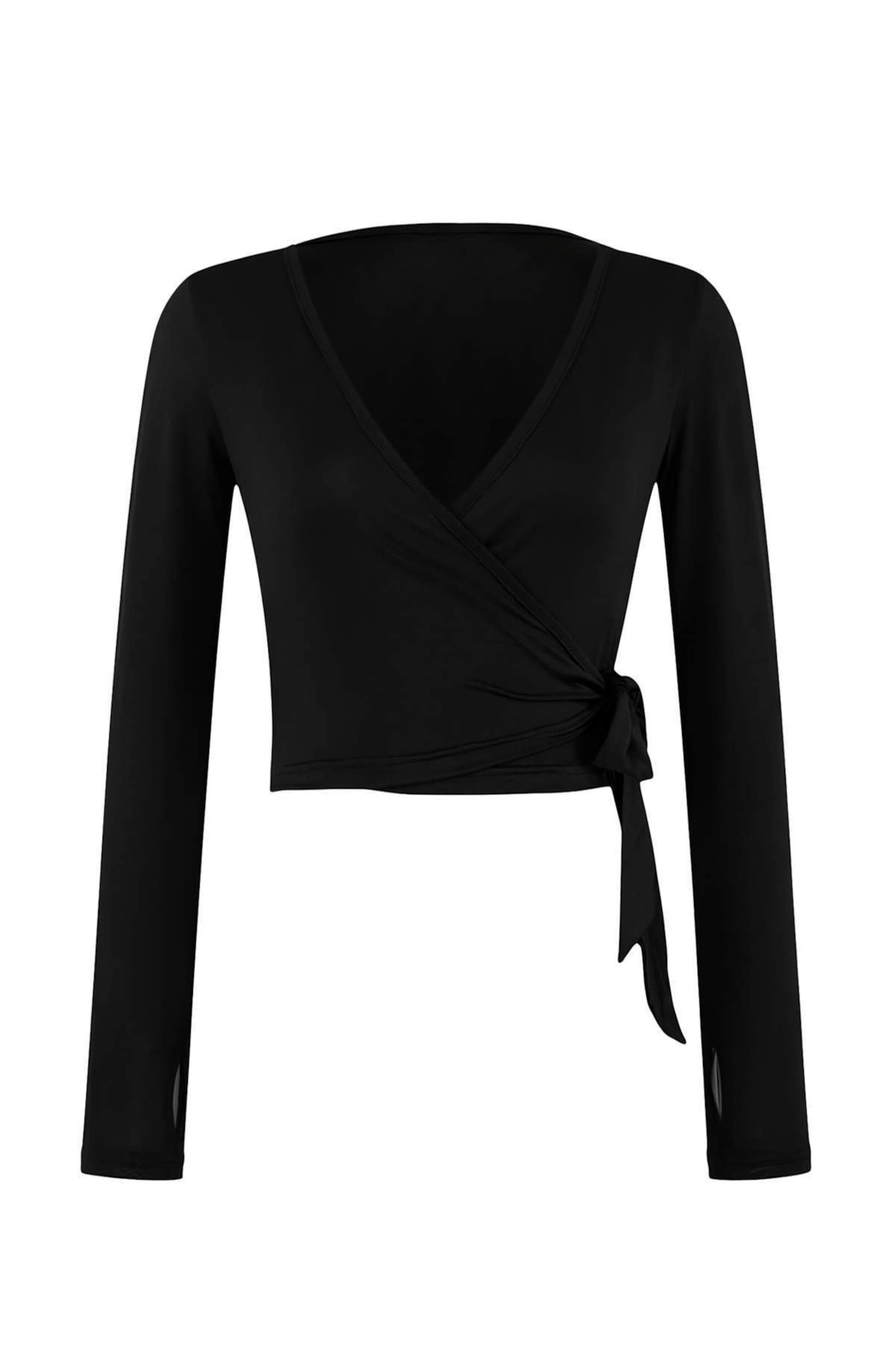 Trendyol - Camiseta en negro: frente