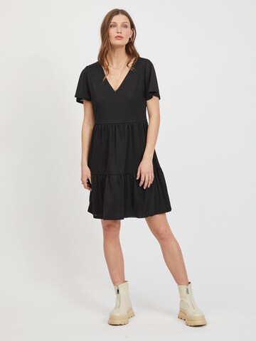 VILA Summer Dress 'Natalie' in Black