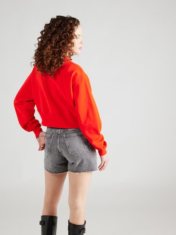 Calvin Klein Jeans Sweatshirt 'INSTITUTIONAL' in Rot