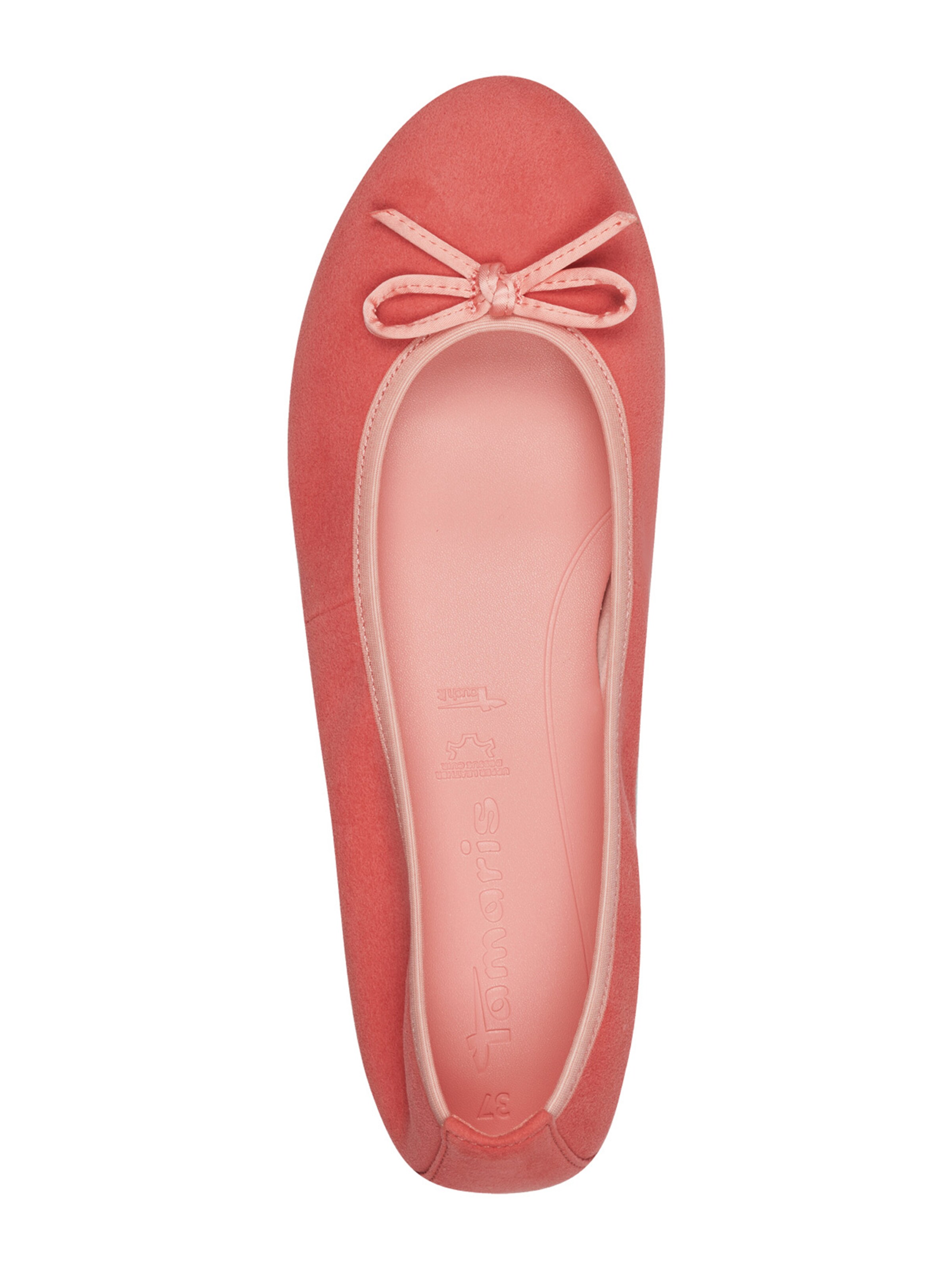 Tamaris Baleriny w kolorze czerwony