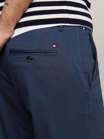 TOMMY HILFIGER Úzky strih Chino nohavice - Modrá