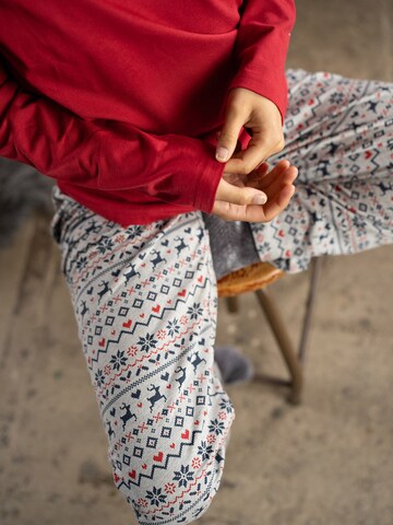 Happy Shorts Pyjama ' XMAS ' in Rood