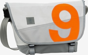 360 Grad Crossbody Bag ' Tanker ' in Grey: front