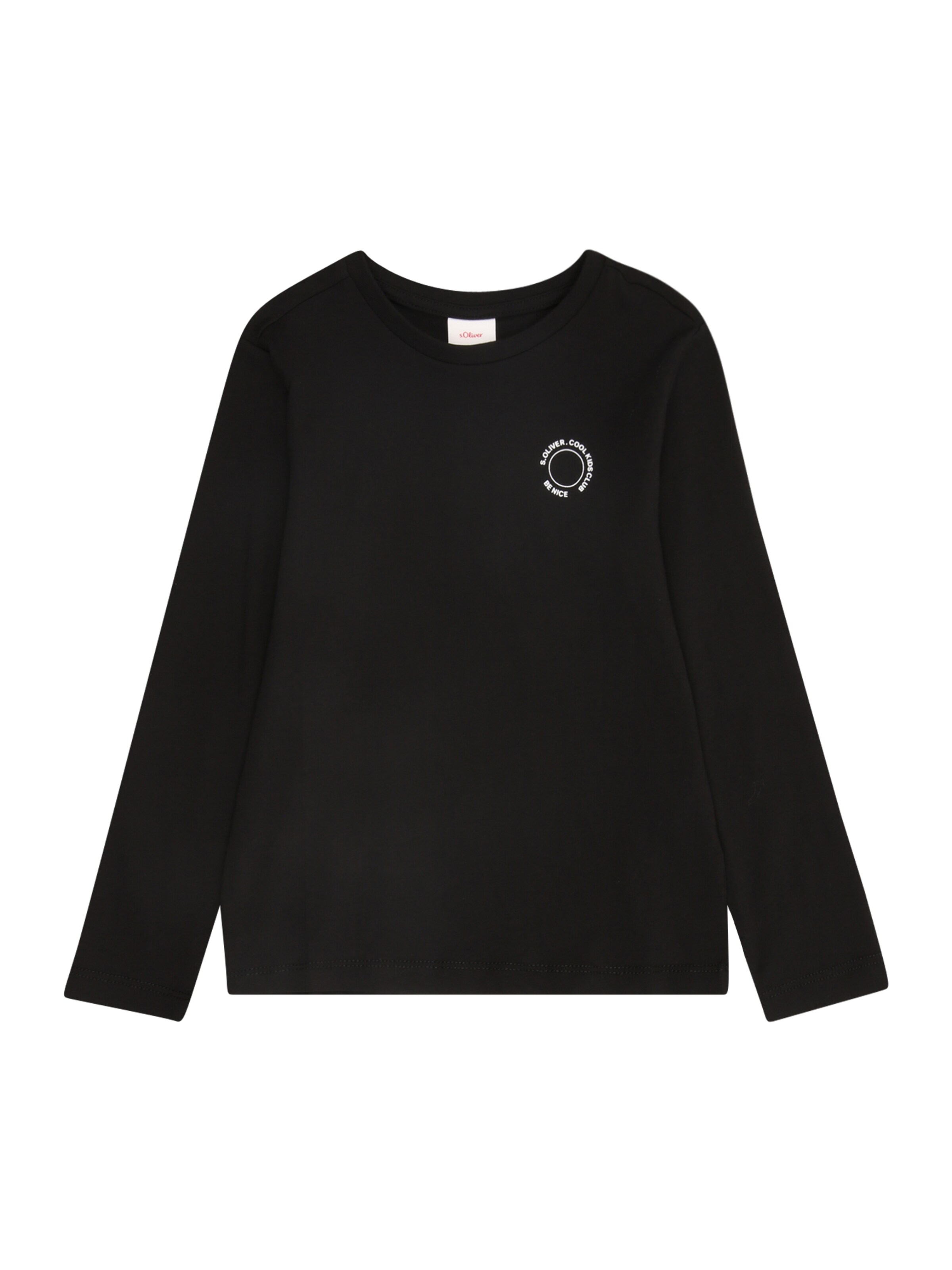 s.Oliver Shirt in Zwart: voorkant