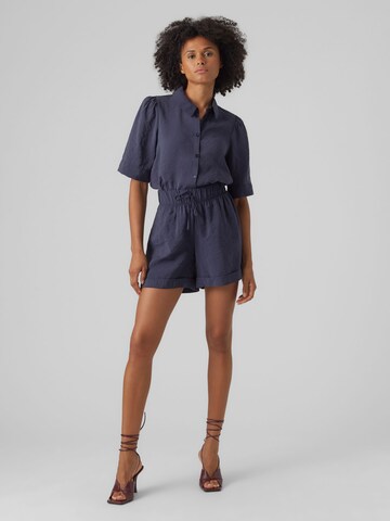 VERO MODA Bluse 'Queeny' i blå