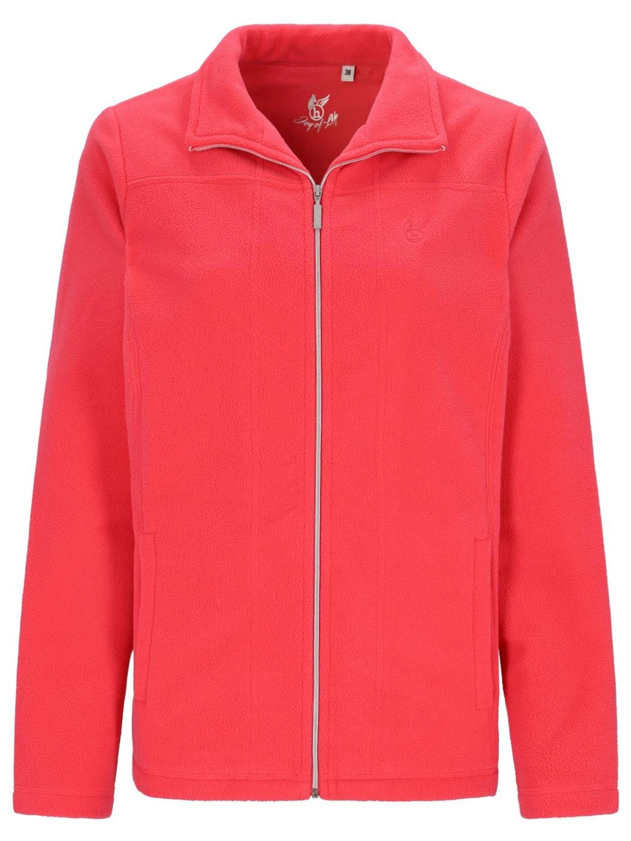 HAJO Fleece Jacket in Pink: front