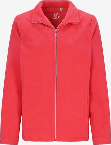 HAJO Fleece Jacket in Pink: front