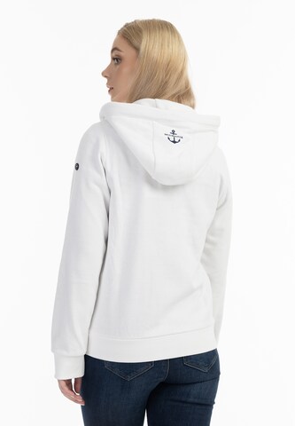 DreiMaster Maritim Sweatvest 'Kilata' in Wit