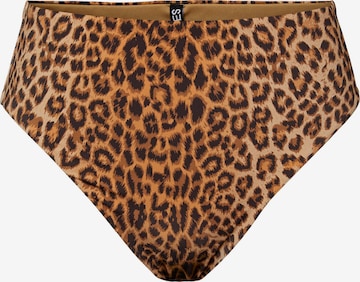 PIECES Bikiniunderdel 'BAY' i brun: forside