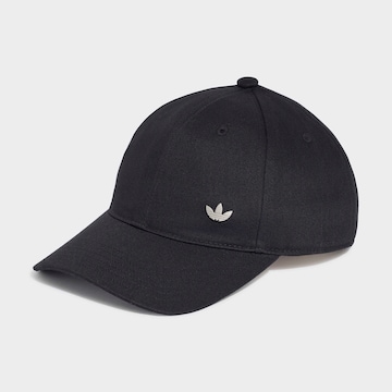 ADIDAS ORIGINALS Cap in Black: front