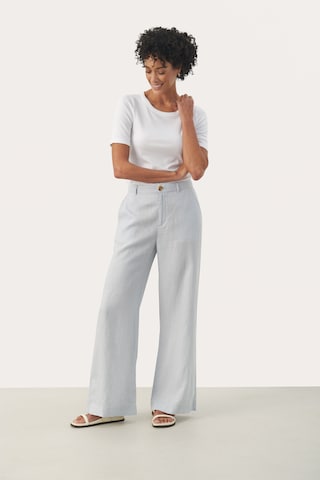 Part Two Wide leg Pants 'Ninnes' in Grey