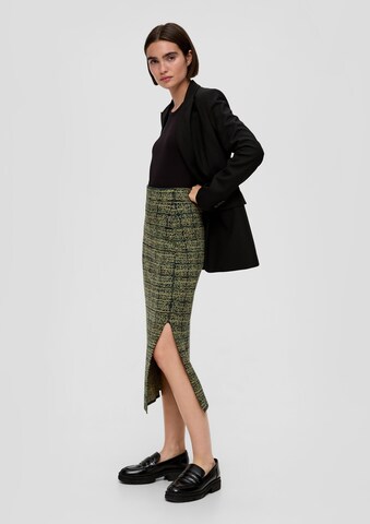 s.Oliver BLACK LABEL Sukně – zelená