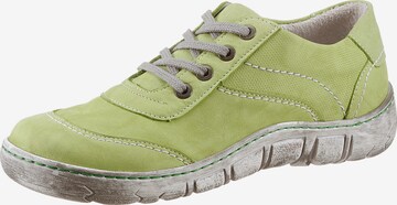 KACPER Lace-Up Shoes in Green: front