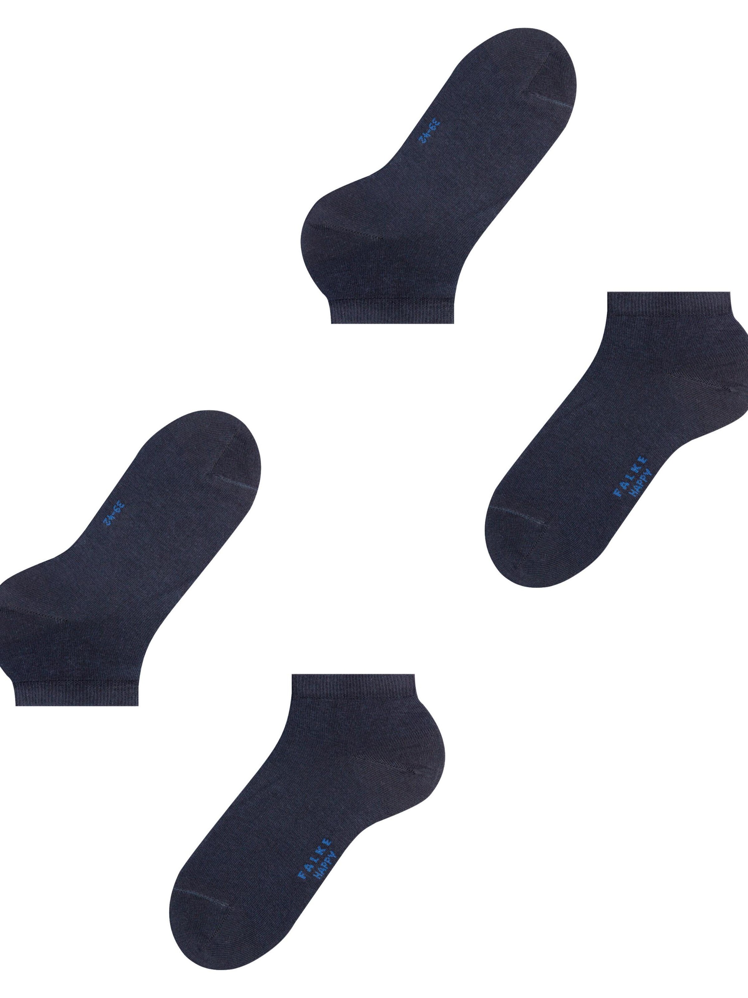 FALKE Socks 'Happy 2-Pack' in Blue