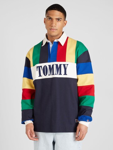 Tommy Jeans Tričko – modrá: přední strana