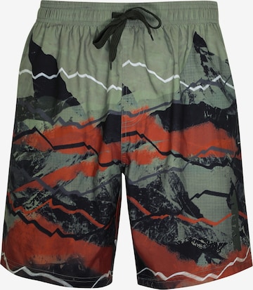 wavebreaker Rövid fürdőnadrágok - zöld: elől