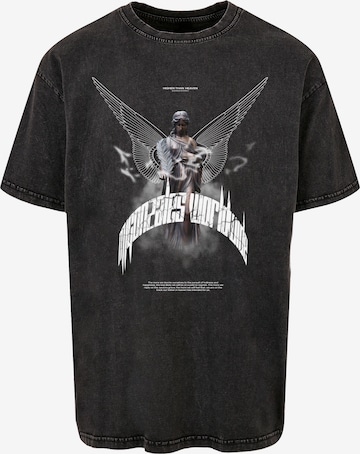 MJ Gonzales Skjorte 'Higher Than Heaven' i svart: forside