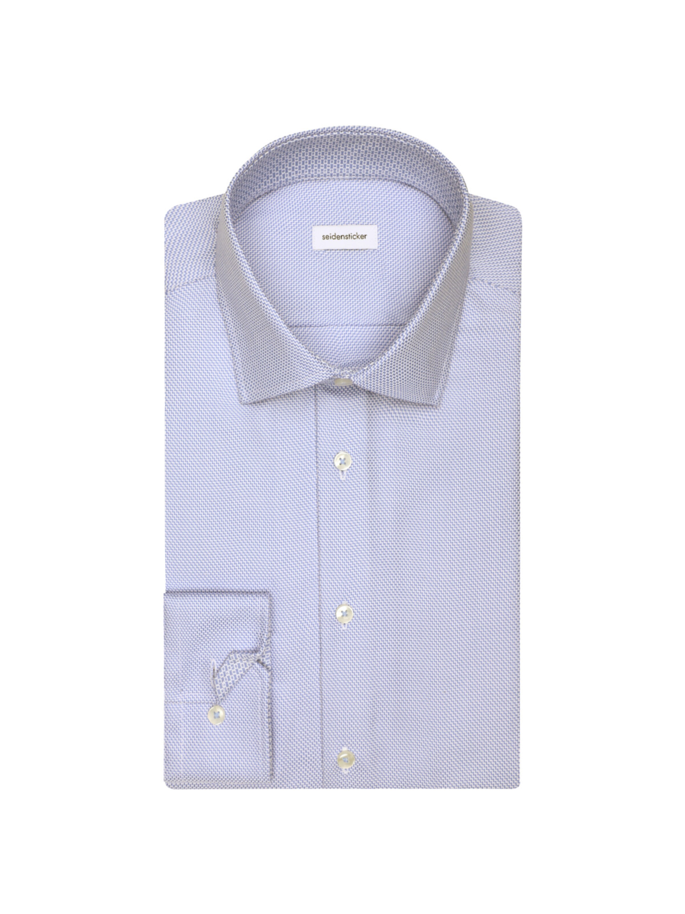 SEIDENSTICKER Slim Fit Hemd in Blau