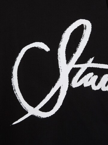 Pull&Bear Tričko 'STWD' – černá