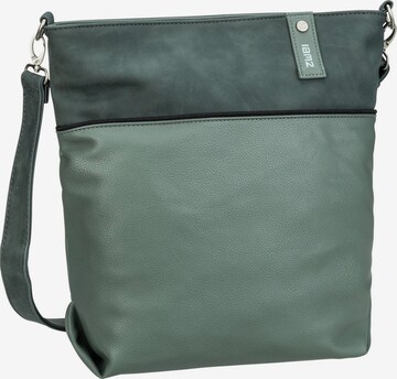 ZWEI Crossbody Bag 'Jana J12' in Green: front