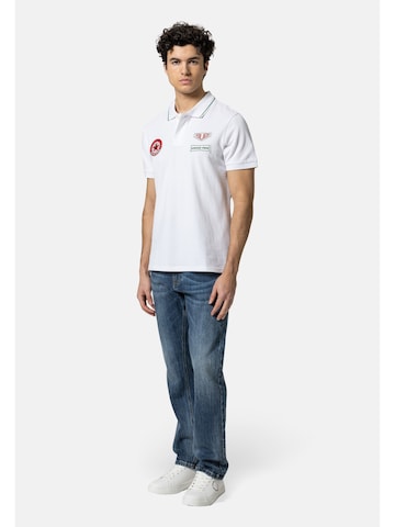 T-Shirt 'Emilio' 19V69 ITALIA en blanc