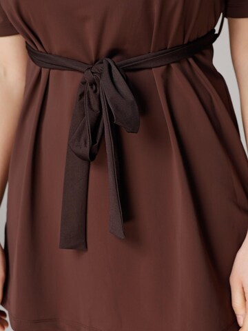SIYA Swimwear High neck Swimsuit 'South' in Brown