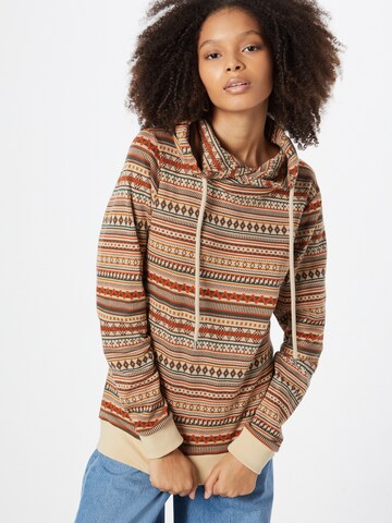 Iriedaily Sweatshirt 'Sekani' in Beige: front