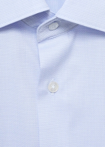 MANGO MAN Regular fit Button Up Shirt in Blue
