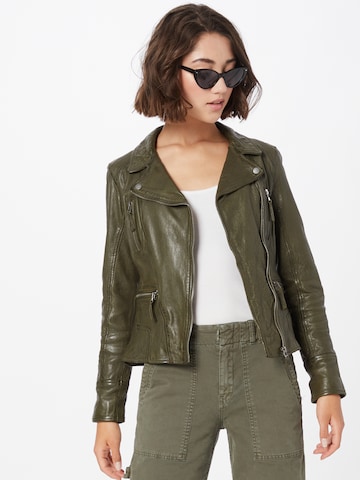 Veste mi-saison OAKWOOD en vert : devant