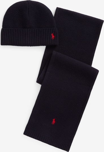 Polo Ralph Lauren Beanie in Navy / Fire red, Item view