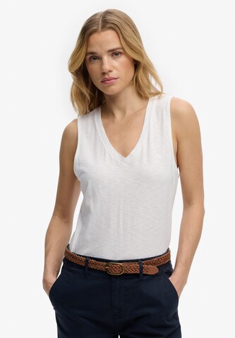Haut 'Studios' Superdry & Co en blanc : devant